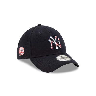 New York Yankees Gorra | New Era MLB 2021 Spring Training 39thirty Stretch Fit Cap Mexico - Azules
